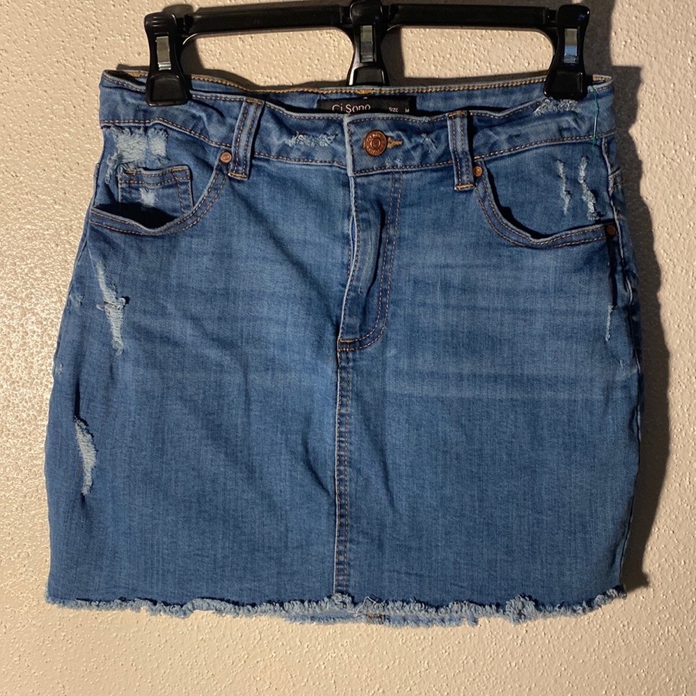 Mini denim shirt used only twice very good condition
